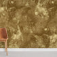 Golden Dyeing Wall Mural For Room
