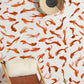 repeated Goldfish pattern Wallpaper Mural for living room