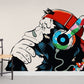 Cool Monkey DJ Urban Mural Wallpaper