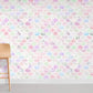 Pink Marble Tiles Effect Wall Mural Room