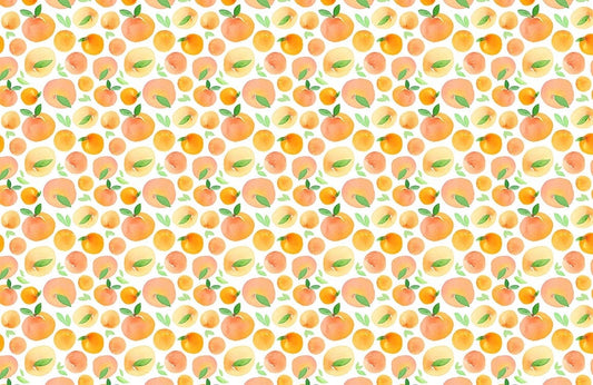 Fresh Orange Fruit Wallpaper Home Decor