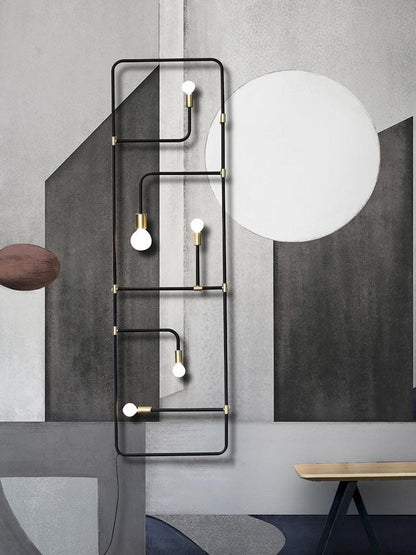 Wallpaper mural with a grey geometric pattern for use as home decor.