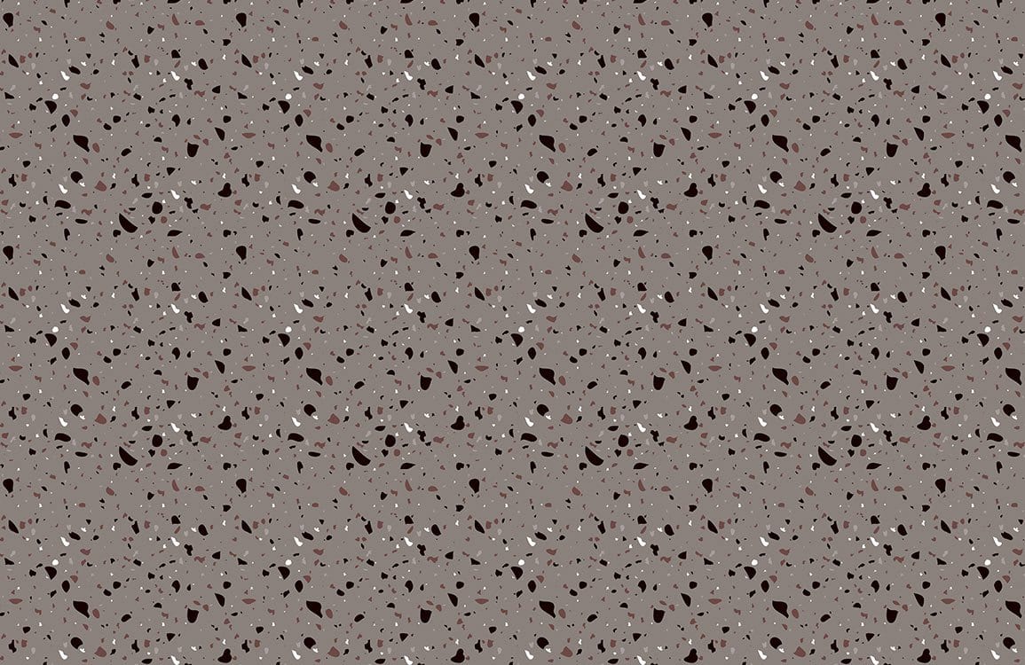 Papier Peint Panoramique Terrazzo Gris