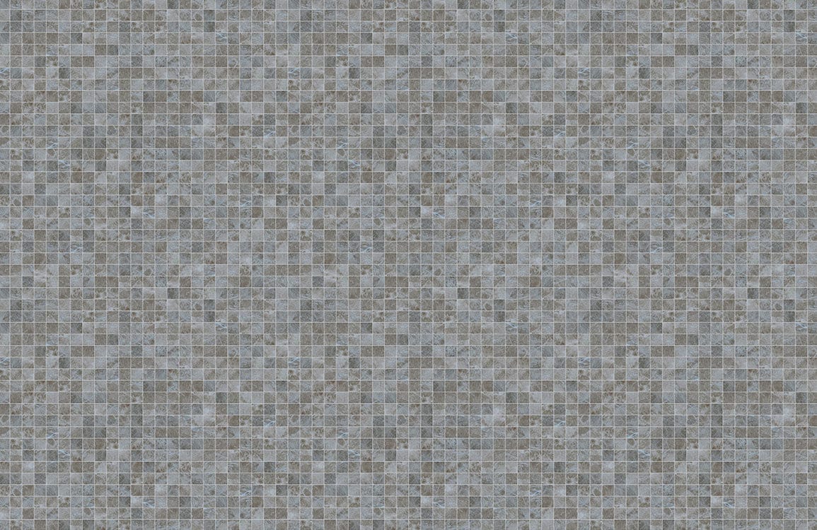 Wallpaper with a Gray Mosaic Pattern