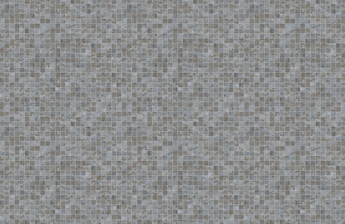 Modern Grey Mosaic Tile Mural Wallpaper