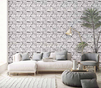 special mushroom rain wallpaper mural for living room