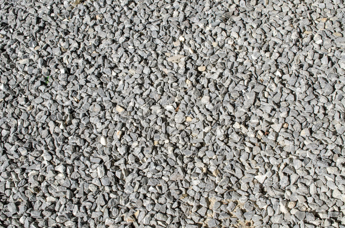 Modern Grey Crushed Stone Mural Wallpaper