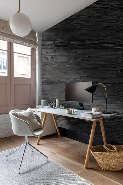 Gray Wood Texture Photo Murals  Office