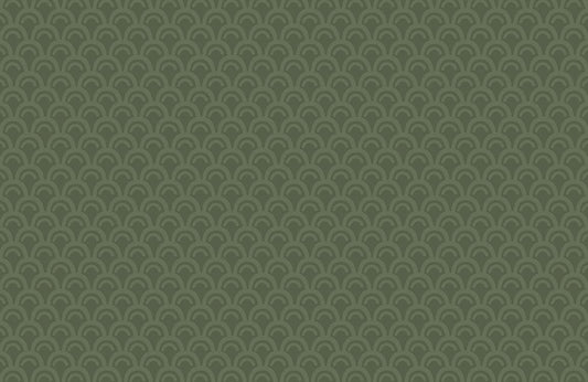 Art Deco Wallpaper Mural in Green for Interior Home Decoration