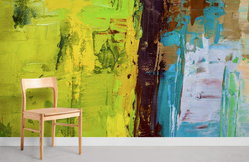 Papier Peint Peinture Mixte