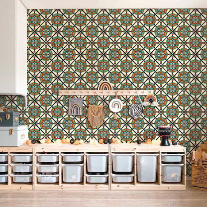 Custom wallpaper with a petal pattern designed specifically for you