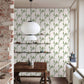 Green Floral Pattern Home Interior Decor