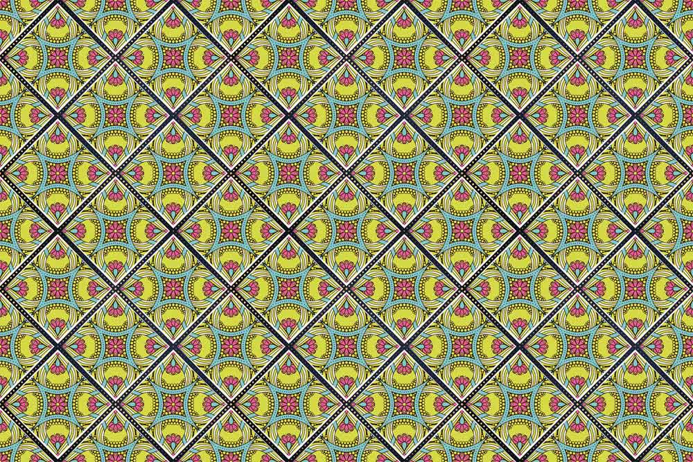 Geometric Abstract Yellow Modern Mural Wallpaper