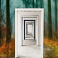 Forest Scene with Green Lights, a Landscape Wall Mural for Your Foyer