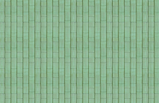 Modern Emerald Green Geometric Mural Wallpaper