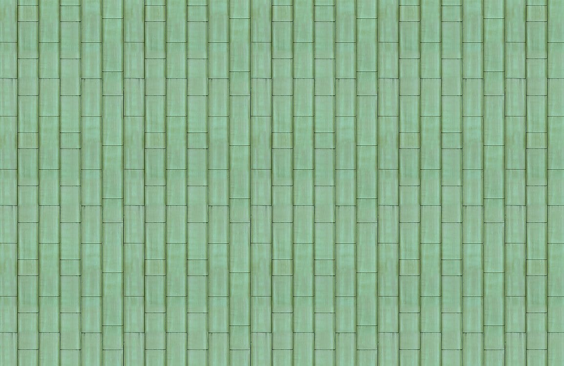 Modern Emerald Green Geometric Mural Wallpaper