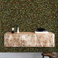 Green Pebbles Texture Custom Wallpaper Interior 