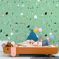 Wall Art for Children's Rooms - Fragments of Green Marble