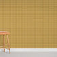Gold Geometric Herringbone Mural Wallpaper