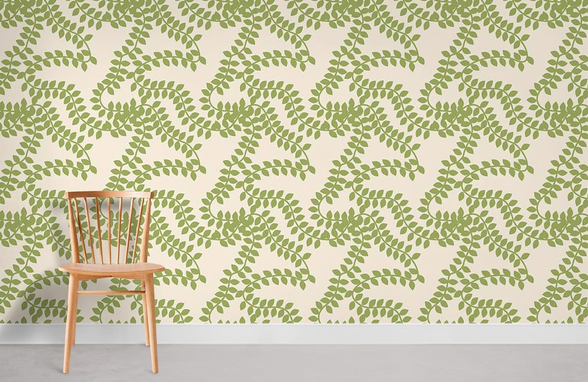 Green Vine Wallpaper Mural