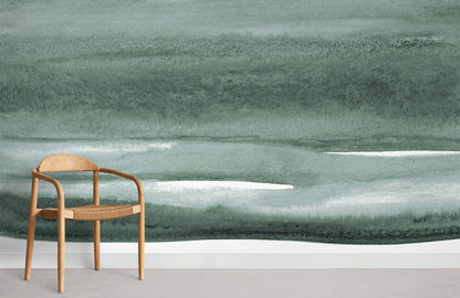 green sandland view wallpaper mural