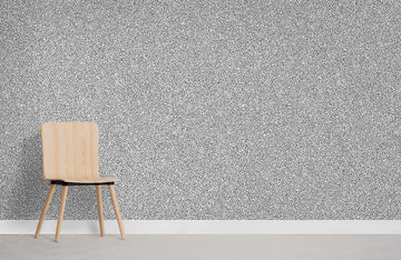 Silver Geometric Modern Office Mural Wallpaper