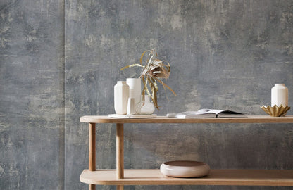 grey mottled wall wallpaper mural hallway decor