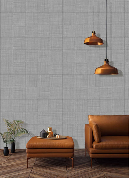 an unique wall mural in the form of grey brick