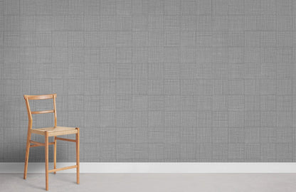wallpaper with a grey brick wall mural