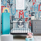cool letter pattern wallpaper for kids and children