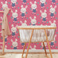 Happy Bunny Mural Wallpaper Home Interior Decor