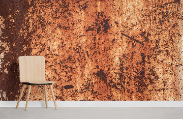 Wallpaper Murale Testurizzato Rame Bruciato Rustico