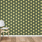 Hexagonal Flowers wallpaper mural for room