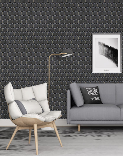 Wallpaper has a fear pattern in it that's quite intense.