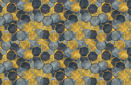 Honeycomb Shape Wallpaper Mural
