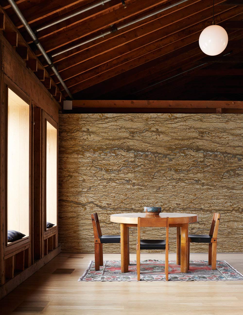 Horizontal Cracked Stone Wallpaper Home Interior Art Decor