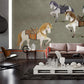 Decorate your living room with this horse animal wallpaper mural.
