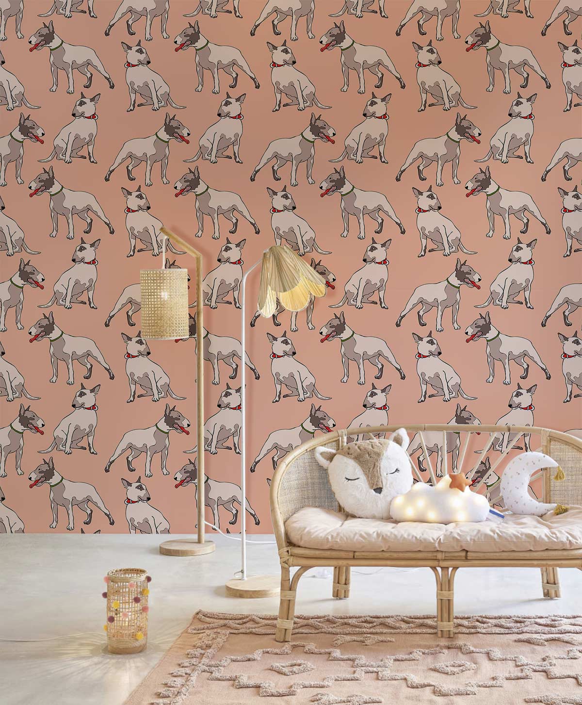 Hound Dog Cartoon Wallpaper For Kids Room