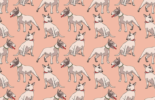 Hound Dog Mural Custom Wallpaper Art Design
