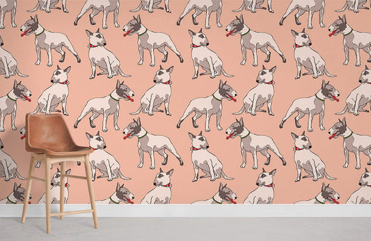 Hound Dog Cartoon Animal Wallpaper Home Decor