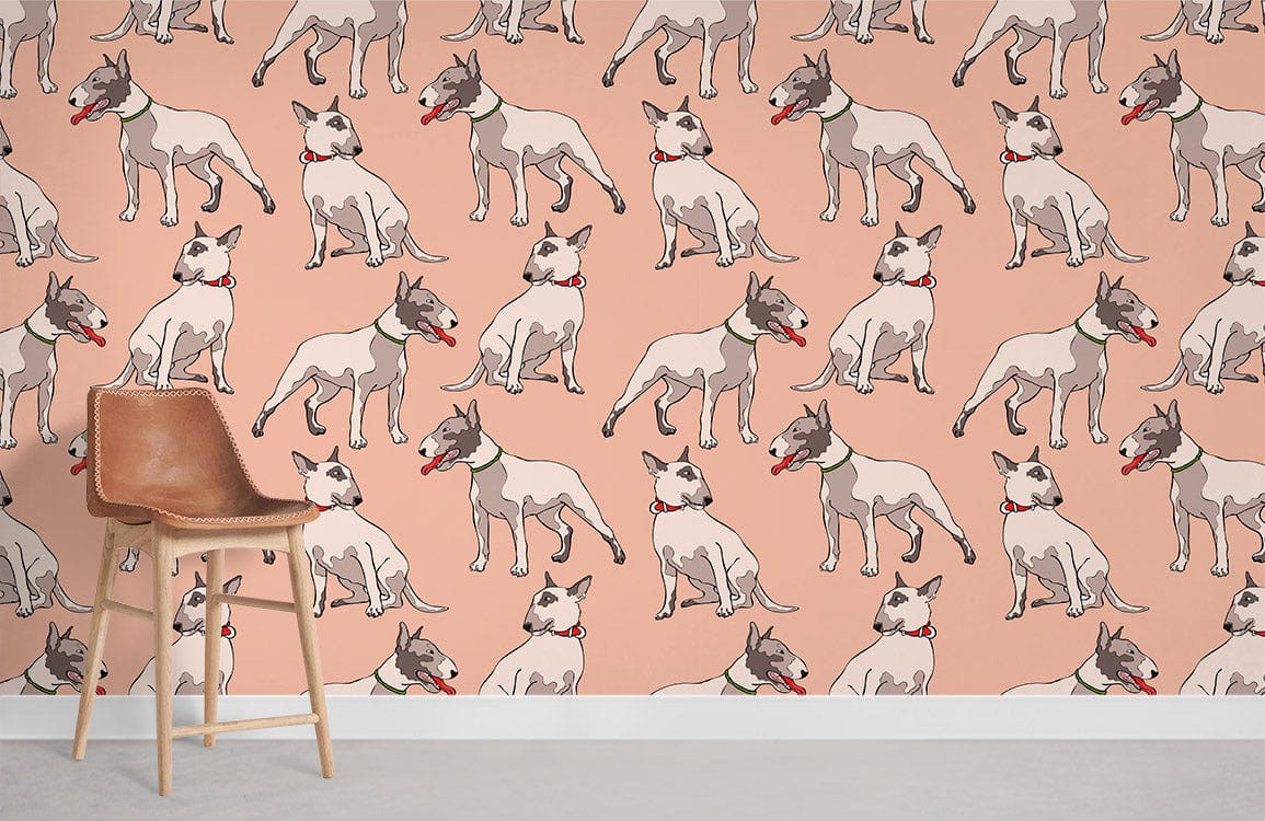 Hound Dog Cartoon Animal Wallpaper Home Decor