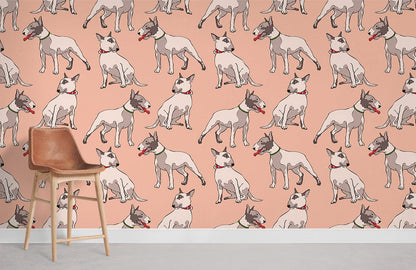 Hound Dog Cartoon Animal Wallpaper Home Decor