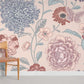 Hydrangea Pattern Floral Wallpaper Room