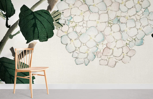 Hydrangea Flower Photo Murals For Room
