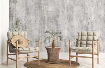 Modern Grey Concrete Texture Wallpaper
