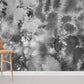 Room with an ink fog wallpaper mural