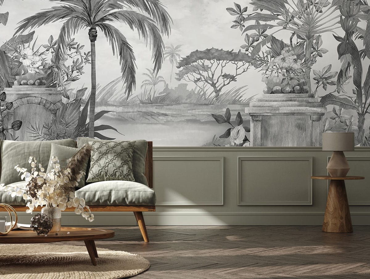 Wall Murals Room Forest Series Palace Without Colors