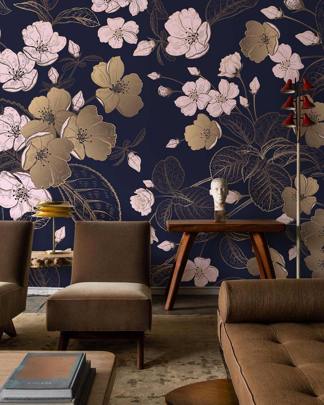 Japanese Cherry Blossom Flower Wallpaper Decoration Idea