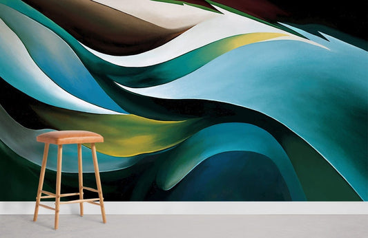 Abstract Liquid Art Wallpaper Mural Room