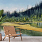 oil painting forest wall mural corridor decoration